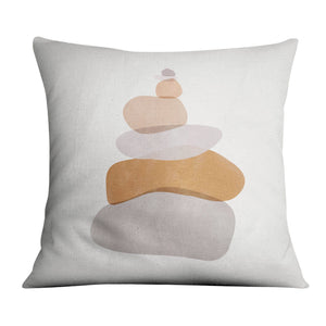 Pebble Stack Cushion Cushion 45 x 45cm Clock Canvas