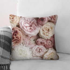 Peonies Cushion Cushion Cushion Square Clock Canvas