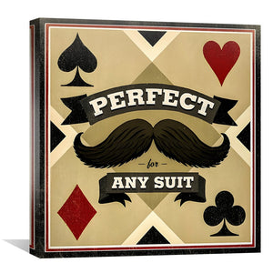 Perfect Pairing Canvas Art Clock Canvas