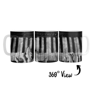 Piano Symphony Mug Mug White Clock Canvas