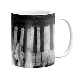 Piano Symphony Mug Mug White Clock Canvas