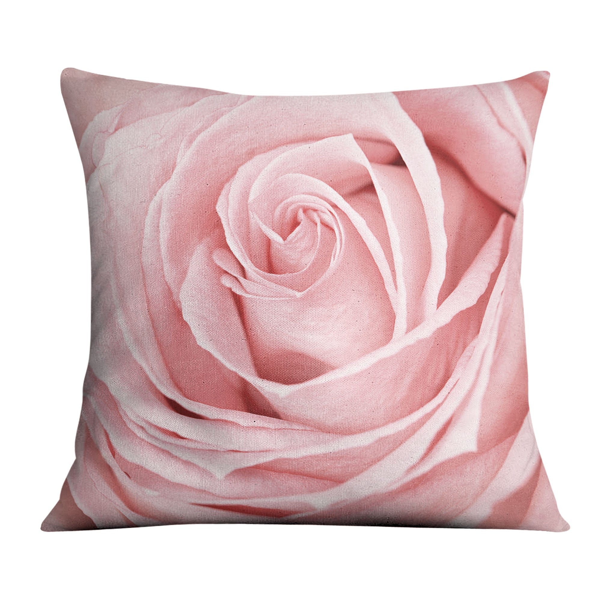 Pink Flower Cushion Cushion Cushion Square Clock Canvas