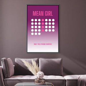 Pink Wednesdays Canvas Art Clock Canvas