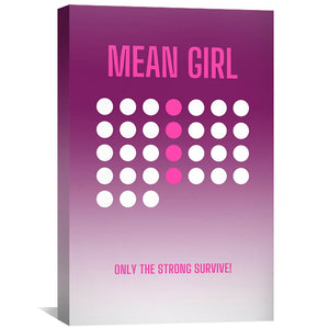 Pink Wednesdays Canvas Art Clock Canvas