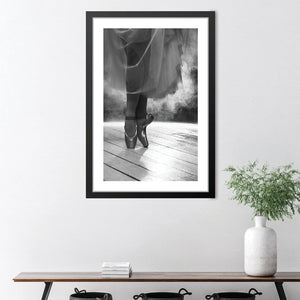 Pirouette Print Art Clock Canvas