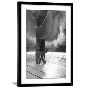 Pirouette Print Art 30 x 45cm / Unframed Canvas Print Clock Canvas