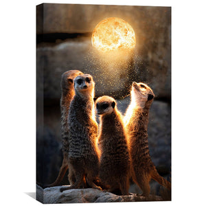 Planet Canvas Art Clock Canvas