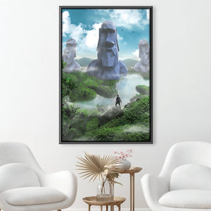 Poly Sculp Canvas Art 30 x 45cm / Unframed Canvas Print Clock Canvas