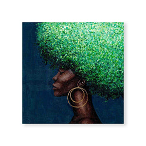 Powered Belief Oil Painting Oil Clock Canvas