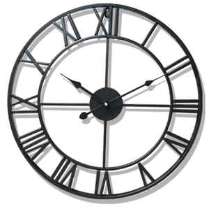 Prestige Clock Black / 50cm Clock Canvas
