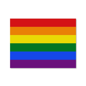 Pride Flag Canvas Art Clock Canvas