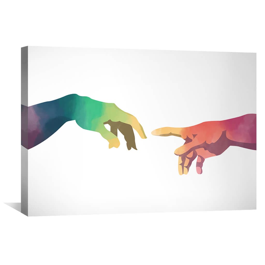 Pride of God Canvas Art 45 x 30cm / Unframed Canvas Print Clock Canvas