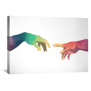 Pride of God Canvas Art 45 x 30cm / Unframed Canvas Print Clock Canvas