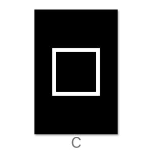 Primary Shapes Canvas Art C / 30 x 45cm / Unframed Canvas Print Clock Canvas