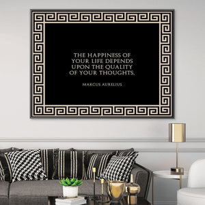 Quality Thoughts Canvas Art Clock Canvas