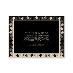 Quality Thoughts Canvas Art Clock Canvas