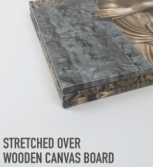 Quality Thoughts Clock Canvas