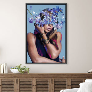 Queen B Canvas Art Clock Canvas