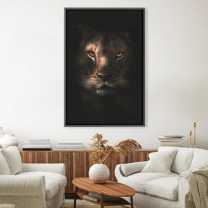 Queen of the Jungle Canvas Art Clock Canvas