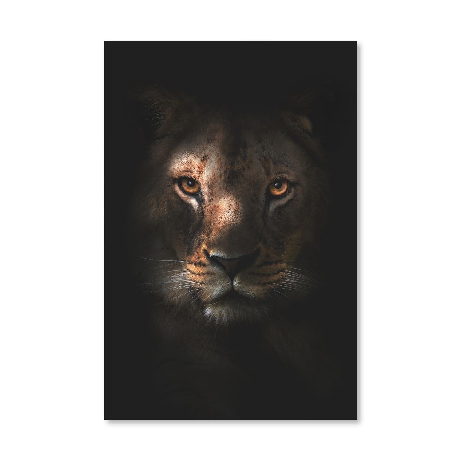 Queen of the Jungle Canvas Art Clock Canvas