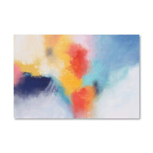 Rainbow Skies Canvas Art Clock Canvas