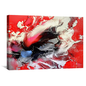 Red Dream Canvas Art Clock Canvas