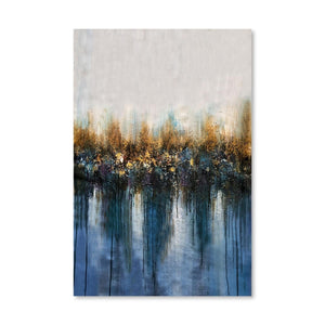 Reflected Empathy Oil Painting Oil Clock Canvas