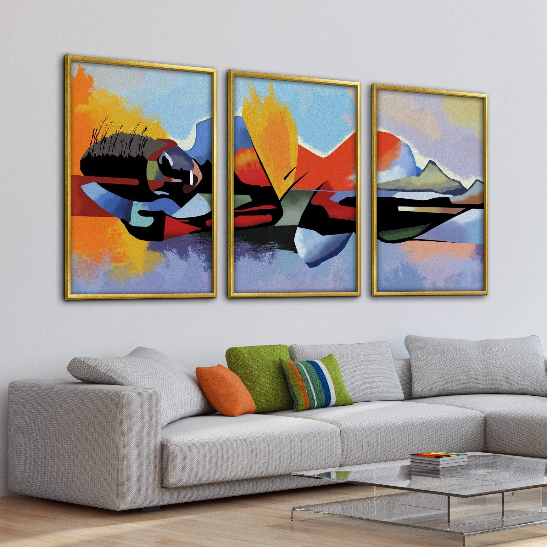 Reflection Canvas Art Clock Canvas