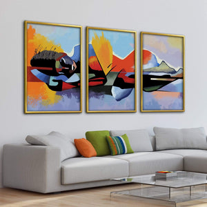 Reflection Canvas Art Clock Canvas