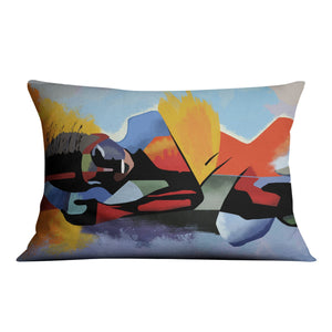 Reflection Cushion Cushion Cushion Landscape Clock Canvas