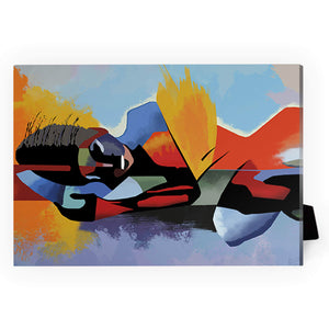 Reflection Desktop Canvas Desktop Canvas 18 x 13cm Clock Canvas