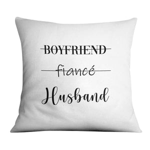 Relationship Status Cushion Cushion B / 45 x 45cm Clock Canvas