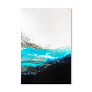 Resounding Wave Canvas Art Clock Canvas