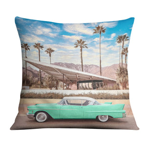 Retro California Cushion Cushion Cushion Square Clock Canvas