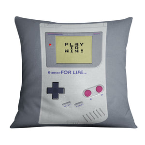 Retro Gaming Cushion Cushion Cushion Square Clock Canvas