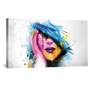 Revealing Beauty Canvas Art 50 x 25cm / Unframed Canvas Print Clock Canvas