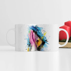 Revealing Beauty Mug Mug White Clock Canvas