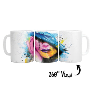 Revealing Beauty Mug Mug White Clock Canvas