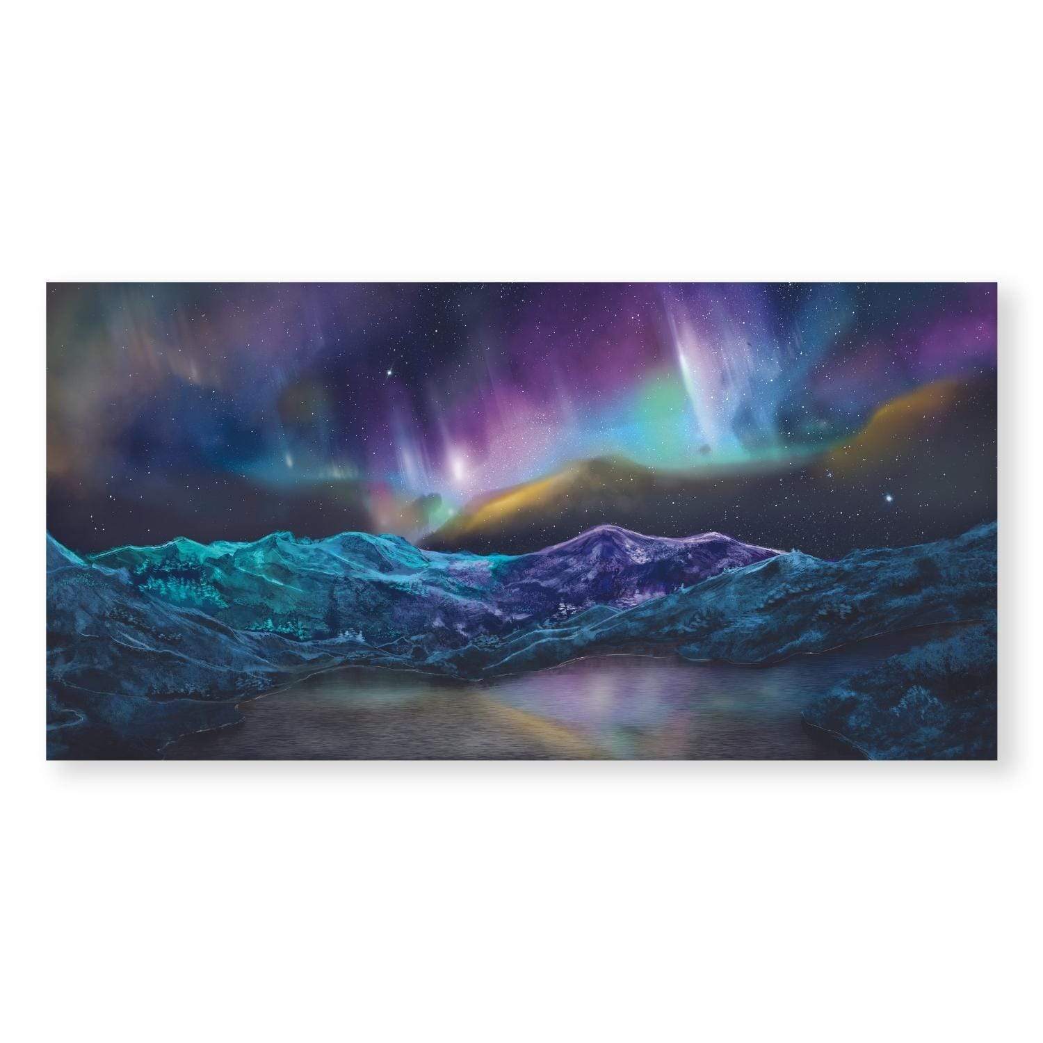 Rigid Lightscape Canvas Art Clock Canvas