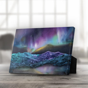 Rigid Lightscape Desktop Canvas Desktop Canvas 25 x 20cm Clock Canvas