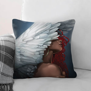 Rising Angels A Cushion Cushion Cushion Square Clock Canvas