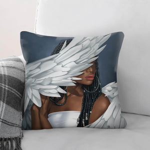 Rising Angels C Cushion Cushion Cushion Square Clock Canvas