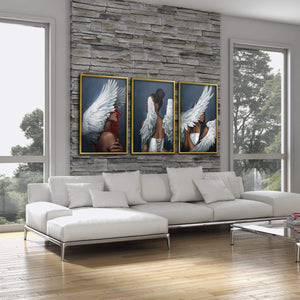Rising Angels Canvas Art Clock Canvas