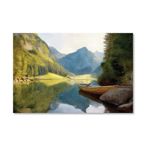 Riverside Canvas Art Clock Canvas