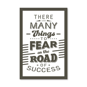 Road of Success Canvas Art 30 x 45cm / Unframed Canvas Print Clock Canvas