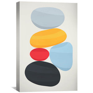 Rocks in Balance Canvas Art 30 x 45cm / Unframed Canvas Print Clock Canvas