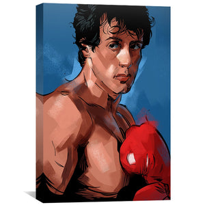 Rocky 1 Canvas Art Clock Canvas