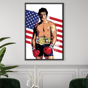 Rocky 2 Canvas Art 30 x 45cm / Unframed Canvas Print Clock Canvas