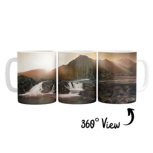 Rocky Hills Mug Mug White Clock Canvas