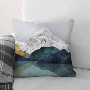 Rocky Mountain B Cushion Cushion Cushion Square Clock Canvas